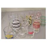 Decorative drinking glasses