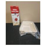 Rolling cookie cutter, microwave dish