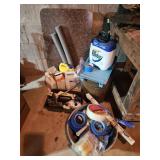 Painting supplies,round up, tin bucket, assorted