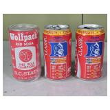 Vintage Duke & N.C. State Soda Cans