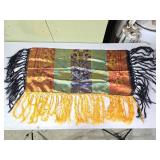 Vtg Japanese Silk Scarf 36"x 16"