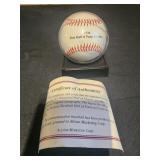 1936 First Hall of Fame Election Baseball with