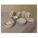 Misc coffee cups and saucers