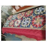 Reversible queen size quilt Reversible queen size quilt