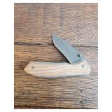 4" blade pocket knife , wood look 4" blade pocket knife , wood look