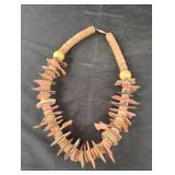 Wooden hand carved necklace 12" Wooden hand carved necklace 12"