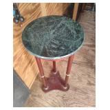 Side table with marble top 12 x 27 Side table with marble top 12 x 27