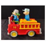 Richard Scarry Pig & Lowly Worm Rubber Red Fire Richard Scarry Pig & Lowly Worm Rubber Red Fire