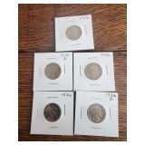 Buffalo Nickels, 1926, 1929S , 1934, 1936, 1936 D Buffalo Nickels, 1926, 1929S , 1934, 1936, 1936 D