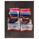 2 Blade disposable razors. 2-12 ct packs 2 Blade disposable razors. 2-12 ct packs