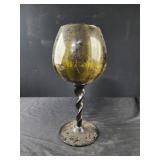 VTG Empoli MCM Olive Avocado Green Art Glass VTG Empoli MCM Olive Avocado Green Art Glass