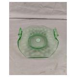 Vintage Green Depression Glass Candy Trinket Dish Vintage Green Depression Glass Candy Trinket Dish