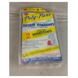 Plastic window sheets. 4 packs Plastic window sheets. 4 packs