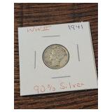 1941 Mercury Dime 90% silver 1941 Mercury Dime 90% silver