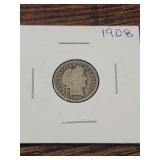 1908 Barber dime 1908 Barber dime