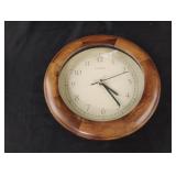Chaney wall wood clock. Works 8" Chaney wall wood clock. Works 8"