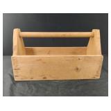 Handmade handled wood box 16 x 9 x 7 Handmade handled wood box 16 x 9 x 7