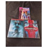 The Fog, The Amazing Spider-Man DVDs and Mystery The Fog, The Amazing Spider-Man DVDs and Mystery