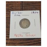 1914 Barber Dime 90 % silver 1914 Barber Dime 90 % silver