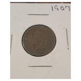 1907 indian head penny 1907 indian head penny