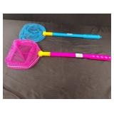 Floating shell net kids nets pink and blue Floating shell net kids nets pink and blue