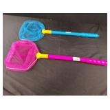Floating shell net kids nets pink and blue Floating shell net kids nets pink and blue