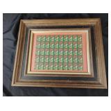 1971 Christmas Partridge Stamps. Framed 17 x 14 1971 Christmas Partridge Stamps. Framed 17 x 14