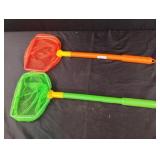 Floating shell net kids nets green and orange Floating shell net kids nets green and orange