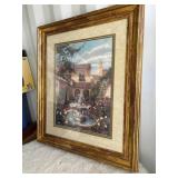 Framed Courtyard Art - Home decor Framed Courtyard Art - Home decor