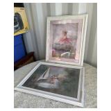 Pair of Fairy Children Home Decor Framed Art Pair of Fairy Children Home Decor Framed Art