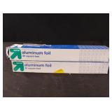 Aluminum foil. 2-30 ft rolls Aluminum foil. 2-30 ft rolls