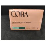 Cora tampon multi packs. 3-32 ct packs Cora tampon multi packs. 3-32 ct packs
