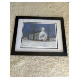 Gerald Marion Framed Church Painting Print Gerald Marion Framed Church Painting Print