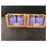 Silicone wrapped glassware. 2 sets Silicone wrapped glassware. 2 sets