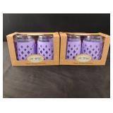 Silicone wrapped glassware. 2 sets Silicone wrapped glassware. 2 sets
