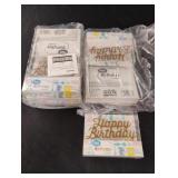 Happy Birthday candles. 12 packs Happy Birthday candles. 12 packs