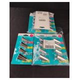 Large decorating tips. 6-4 ct sets Large decorating tips. 6-4 ct sets