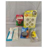 Double sided foam tape, toilet flapper, casters Double sided foam tape, toilet flapper, casters