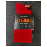 Youth XS Sofsole Baseball socks red Youth XS Sofsole Baseball socks red