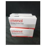 4 boxes 12 ct each universal Medium binder clips 4 boxes 12 ct each universal Medium binder clips