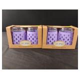 Silicone wrapped glassware. 2 sets Silicone wrapped glassware. 2 sets