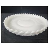 9.5x1.5 Westmoreland milk glass dish 9.5x1.5 Westmoreland milk glass dish