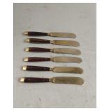 Vintage Teak Individual Butter knives Vintage Teak Individual Butter knives