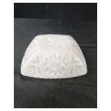 Vintage Hazel Atlas Milk Glass Square Prism Vintage Hazel Atlas Milk Glass Square Prism