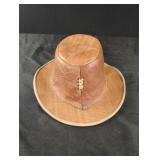 Leather hat Leather hat