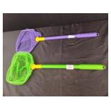 Floating shell net kids nets green and purple Floating shell net kids nets green and purple