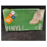 Vinyl gloves size XL. 2-100 count boxes Vinyl gloves size XL. 2-100 count boxes