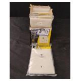Midsize coax nylon wall plates. Light almond. 10 Midsize coax nylon wall plates. Light almond. 10