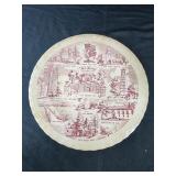 VTG Vernon Kilns USA 10 1/8" Plate Hot Springs VTG Vernon Kilns USA 10 1/8" Plate Hot Springs