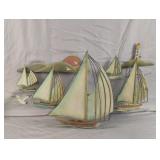 Sailboat metal decor 26 x 13 Sailboat metal decor 26 x 13